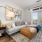 Living room in upscale apartments Charlotte, NC at Bradham at New Bern.