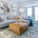 Spacious living room at Bradham at New Bern upscale apartments in South End Charlotte